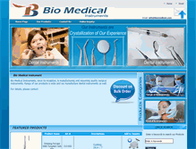 Tablet Screenshot of biomedinst.com